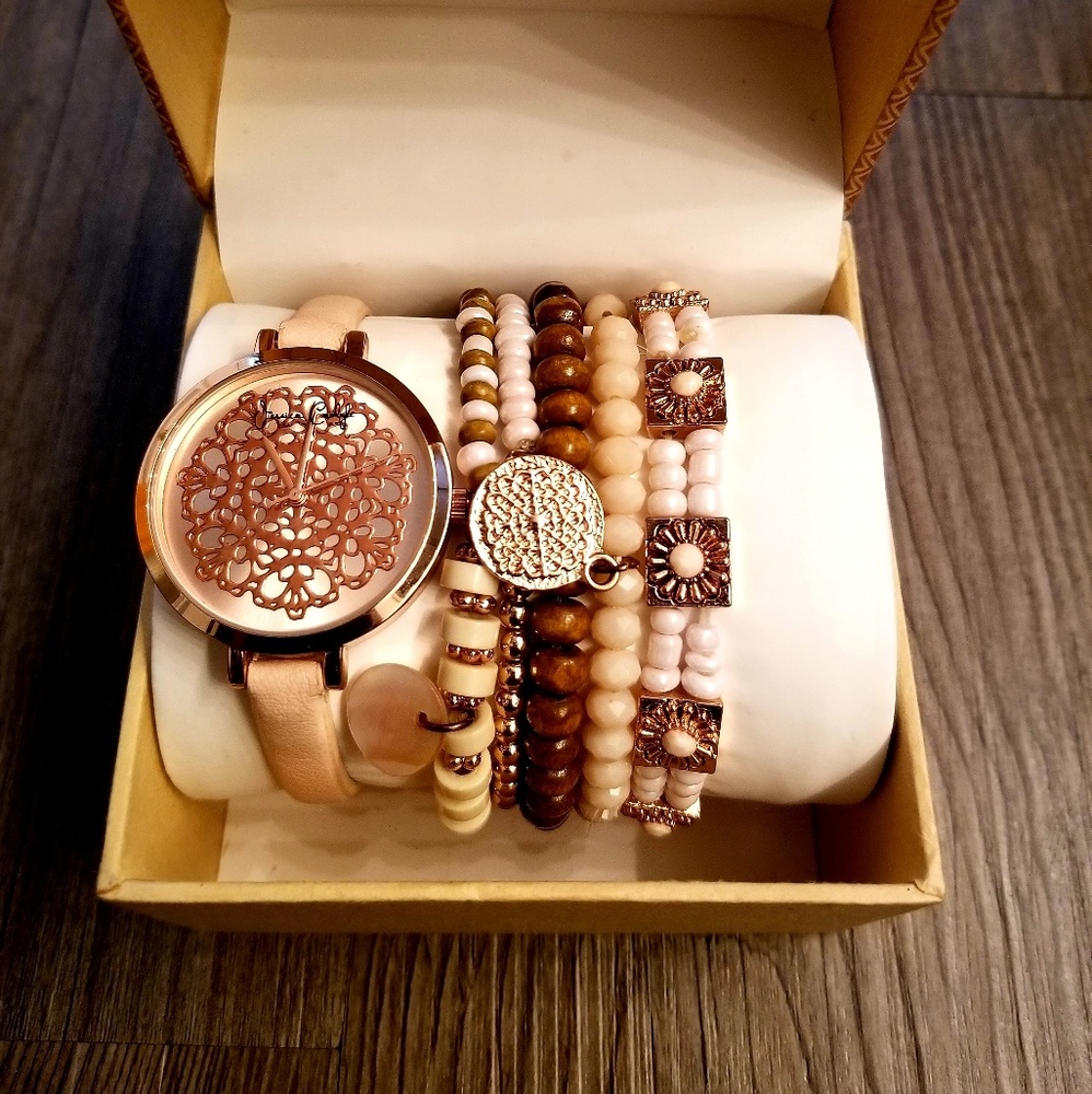 Watch & Multi-Bracelet Set